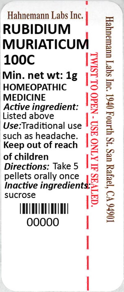 Rubidium Muriaticum 100C 1g - Rubidium Muriaticum 100C 1g